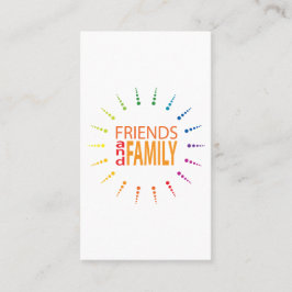 友人および家族のrainbowBurstの紹介プログラム 紹介カード