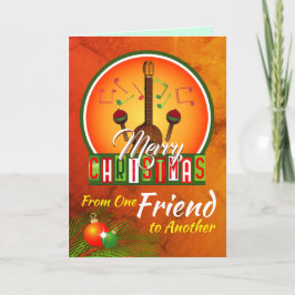 友人から友人へクリスマスを祝う シーズンカード