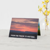 友人から友人へ カード (黄色い花)