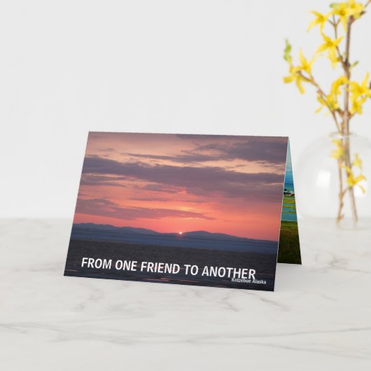 友人から友人へ カード (黄色い花)