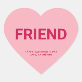友人かわいいバレンタインデーカスタム会話 ハートシール
