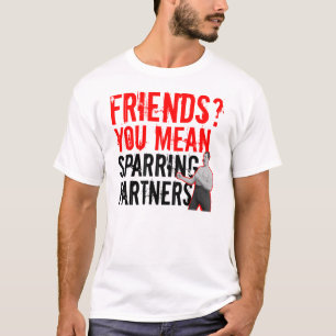 友人か。 訓練パートナーMMAのTシャツを意味します Tシャツ
