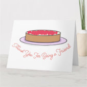 友人があることをありがとう カード (正面)