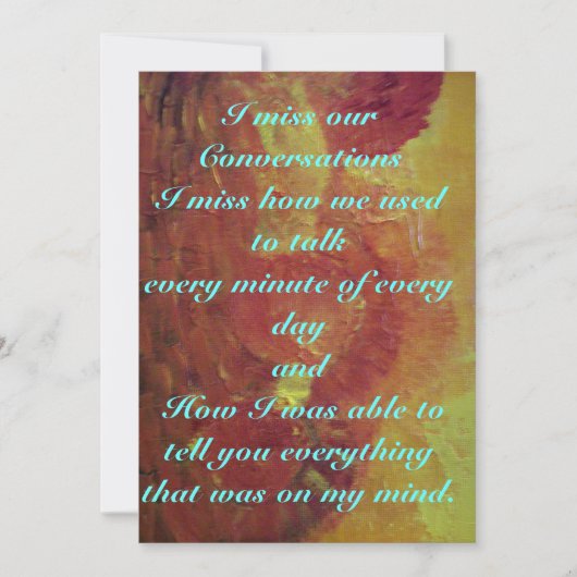 友人があることをありがとう サンキューカード (正面)