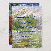 友人があることをありがとう サンキューカード (正面/裏面)