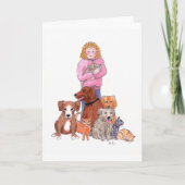 友人があることをありがとう サンキューカード (正面)