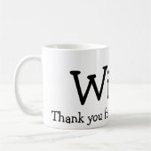 友人があることを…、Wilkyありがとう コーヒーマグカップ (左)