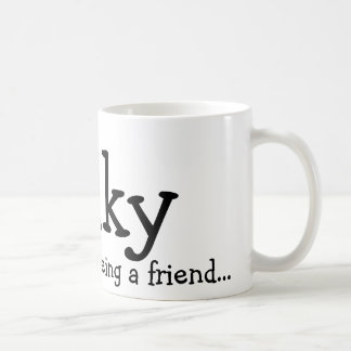 友人があることを…、Wilkyありがとう コーヒーマグカップ