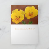 友人がん支援バイオレット カード (内部)