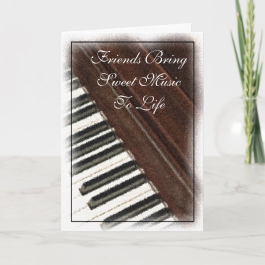 友人がミュージックカードを持ち込む シーズンカード (正面)