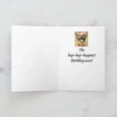 友人が一番幸せな誕生日を祈る カード (内部)