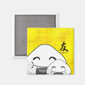 友人が互いに惹き付ける マグネット (正面/裏面)