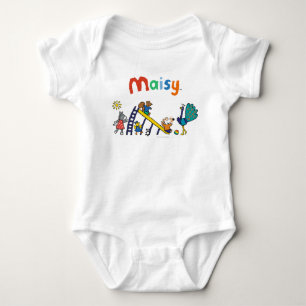 友人が付いている運動場のMaisy ベビーボディスーツ