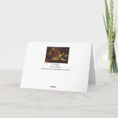 友人が付いているEmmausの夕食 カード (裏面)