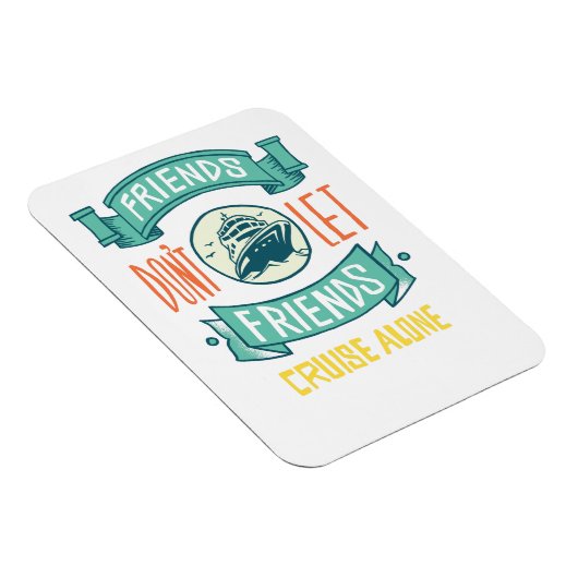 友人が仲間だけで巡業を許さないグラフィックおもしろい マグネット (右側)