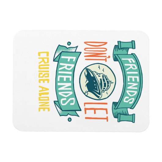 友人が仲間だけで巡業を許さないグラフィックおもしろい マグネット (横)