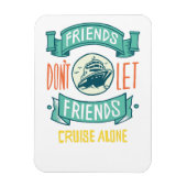 友人が仲間だけで巡業を許さないグラフィックおもしろい マグネット (縦)