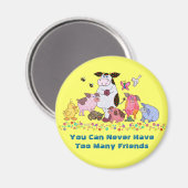 友人が多過ぎることはない マグネット (正面/裏面)