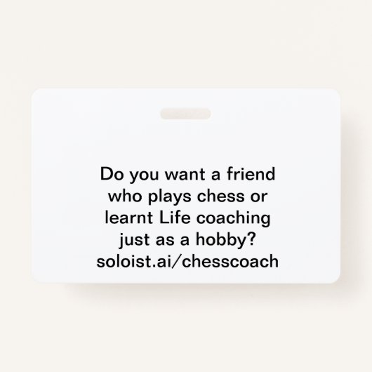 友人が欲しいか バッジ (正面)