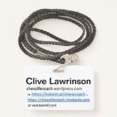 友人が欲しいか バッジ (裏面ランヤード)