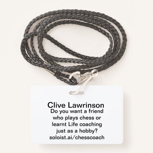 友人が欲しいか バッジ (正面ランヤード)