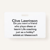 友人が欲しいか バッジ (正面)