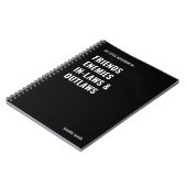 友人が法律に違反するおもしろい ノートブック (左側)