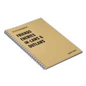 友人が法律に違反するおもしろい ノートブック (右側)