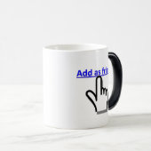 友人として加えて下さい モーフィングマグカップ (正面右)