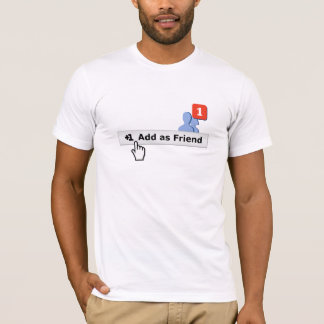 友人として加えて下さい Tシャツ
