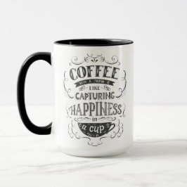 友人とのコーヒー | Happiness in a Cup マグカップ