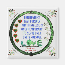 友人との友保情のマグネット！