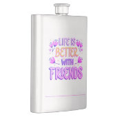 友人との生活が良い | クラシックフラスク フラスク (右)