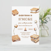 友人とのS'moreおもしろいはパーティーを吸う 招待状 (スタンド正面)