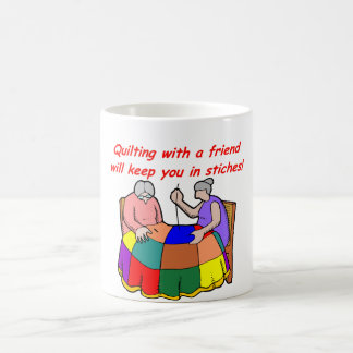 友人とキルトにすること コーヒーマグカップ
