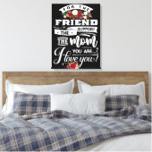 友人とサポート母誕生日ギフト、母ギフトアイディア キャンバスプリント (インサイチュ (寝室))