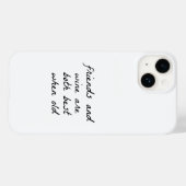 友人とワインのiPhoneケース Case-Mate iPhoneケース (裏面 (横))