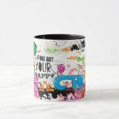 友人と共有するべきおもしろいの漫画のコーヒー・マグ マグカップ (中央)