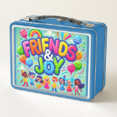 友人と喜び メタルランチボックス (裏面)