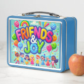 友人と喜び メタルランチボックス (インサイチュ)