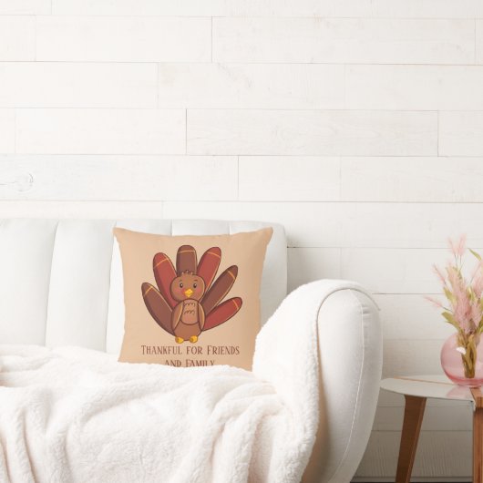 友人と家族に感謝トルコを追加文字 クッション (ソファ)