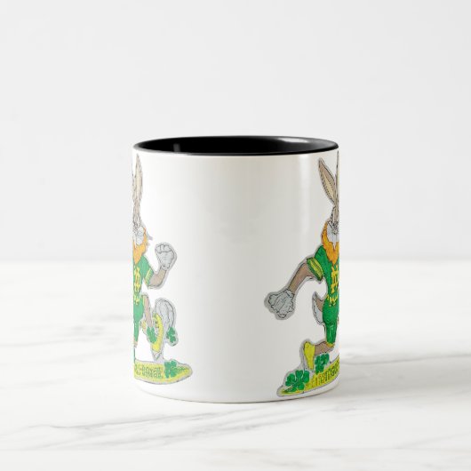 友人と家族のための2枚の写真ギフト ツートーンマグカップ (中央)