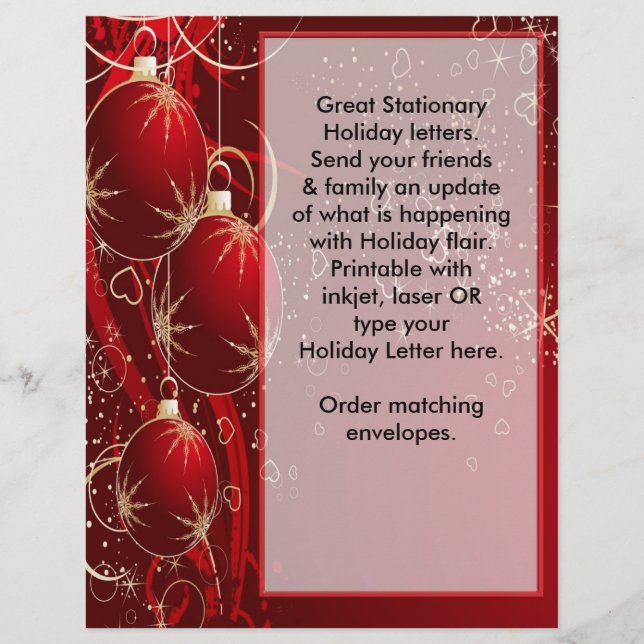 友人と家族へのホリデーレターのクリスマス (正面)