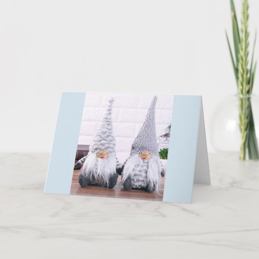 **友人と家族**クリスマスの願い シーズンカード (正面)