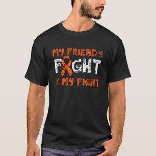 友人と戦う私の戦い血液がん白血病戦争 Tシャツ