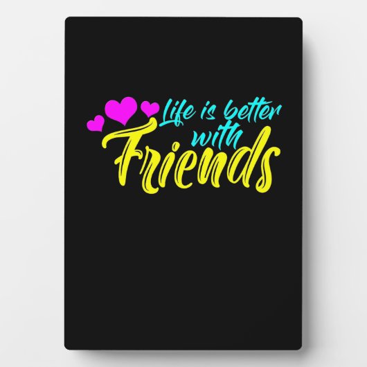 友人と暮らすのは好い フォトプラーク (正面)