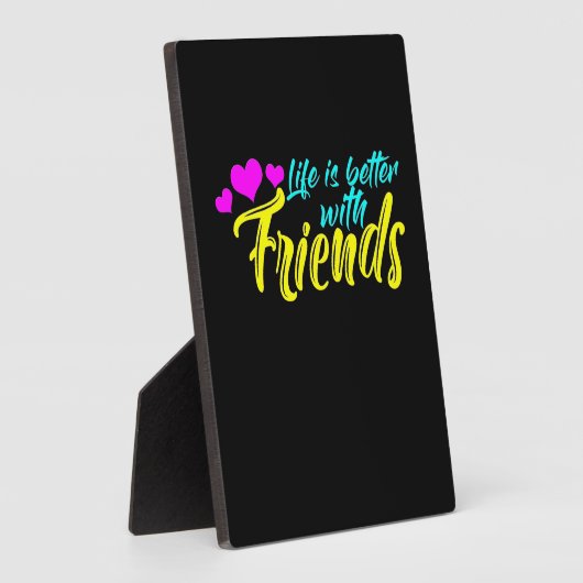 友人と暮らすのは好い フォトプラーク (側面)