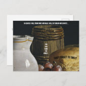 友人になってくれてありがとう-個人的 シーズンポストカード (正面/裏面)