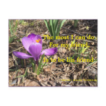 友人になる – ソロー葉書