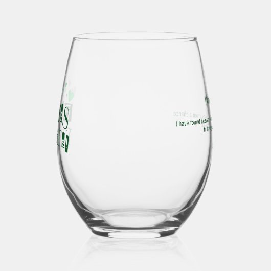 友人に与える「命の別物」最高の ステムなしワイングラス (左)